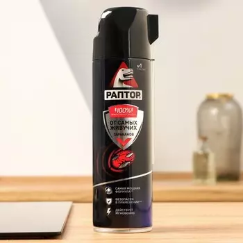Аэрозоль от насекомых «Раптор», от тараканов, спрей, 430 мл