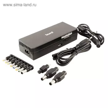 Адаптер питания Buro BUM-1129М120, ручной, 120 Вт, 12 В-24 В, 11-переходников, 1xUSB, 1 A