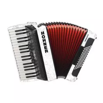 Аккордеон Hohner A1661 BRAVO III 72 White