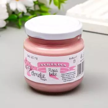 Акриловая краска AMELIE розовый. 120 мл