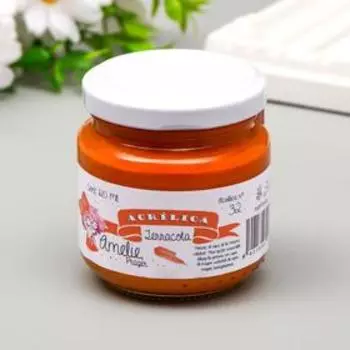 Акриловая краска AMELIE терракотовый. 120 мл
