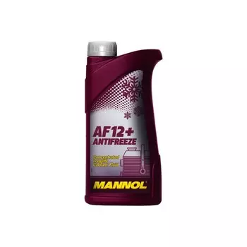 Антифриз MANNOL концентрат Antifreeze AF12+ Longlife, красный, 1 л
