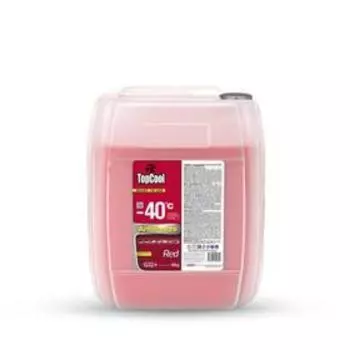 Антифриз TopCool Red, красный, -40 C, 10 кг