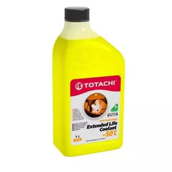 Антифриз TOTACHI ELC Yellow, -50 C, 1 л