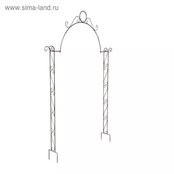 Арка садовая, разборная, 235 128 23 см, металл