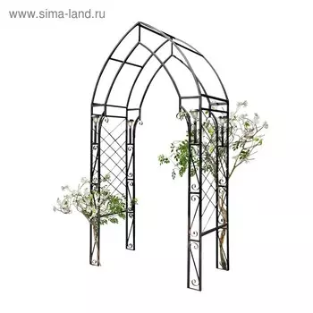 Арка садовая, разборная, 270 145 66 см, металл