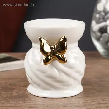 Аромалампа для эфирных масел «Золотая бабочка», керамика, 97.57.5 см