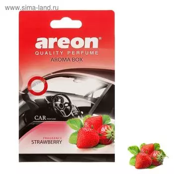 Ароматизатор под сиденье Areon Aroma Box клубника 704-ABC-04