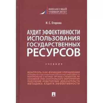 Аудит эффективности использования государственных ресурсов. Учебник. Егорова И.