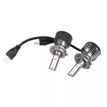 Автолампа-LED, SKYWAY, H7(C9), 12/24V, 22W, 6000K, 4000Lm, 1-конт, набор 2 шт