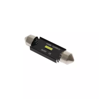 Автомобильная лампа CARTAGE, C5W, 12 В, 3 SMD, 41 мм, белый свет