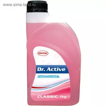 Автошампунь Sintec "Dr.Active Classic", для бесконтактной мойки, готовый, 1 л