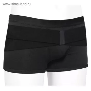 Бандаж грыжевой паховый ГПП-444 Экотен, цвет чёрный, размер M