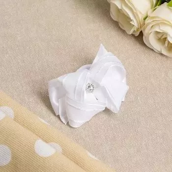Бант для девочек с резинкой "Малышок", 7см, микс
