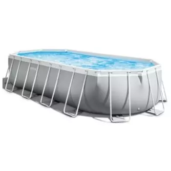 Бассейн каркасный INTEX Prism Frame 26798NP, 610305122 см, фильтр-насос, лестница, тент, подстилка