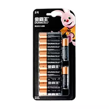Батарейка алкалиновая Duracell Basic (CH), AA, LR06-12BL, 1.5В, блистер, 12 шт
