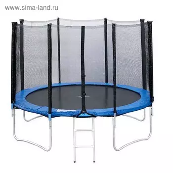 Батут 10 ft, d=305 см, с внешней защитной сеткой и лестницей, GB10202-10FT