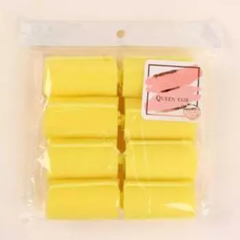 Бигуди с фиксатором, d = 3,5 см, 6 см, 8 шт, цвет МИКС