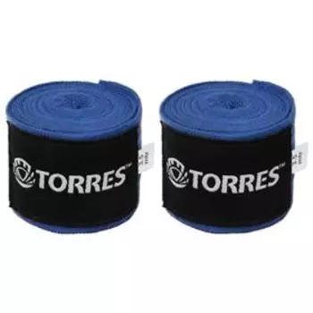 Бинт боксёрский эластичный TORRES, длина 3,5 м, ширина 5,5 см, цвет синий