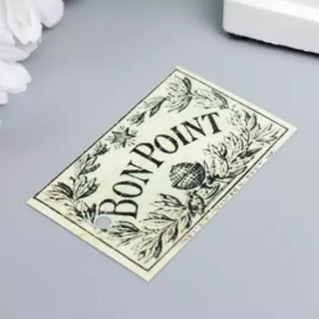 Бирка "Винтаж" 6х4 см