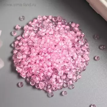 Бисер "Астра" 11/0, 20 гр (137 св.розовый/прозр.с цвет.центром)