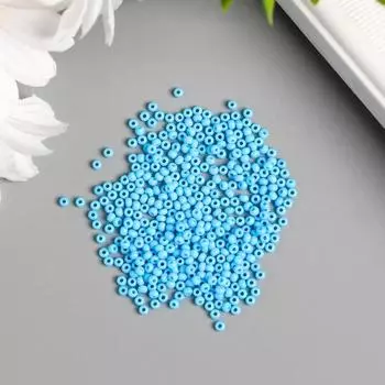 Бисер "Preciosa" непрозрачный, 10/0, 20 гр, голубой