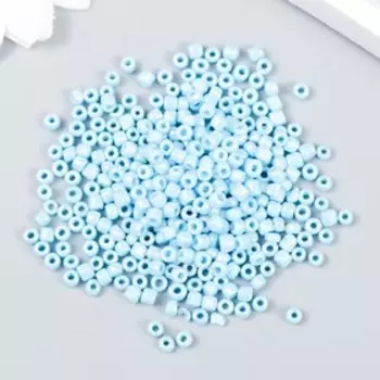 Бисер "Zlatka" 08/0, 3 мм, 10 г 0123 голубой