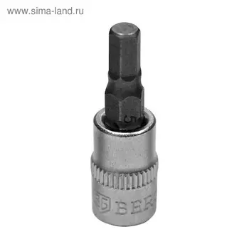 Бита-головка BERGER Hex BG2204, 1/4", H4
