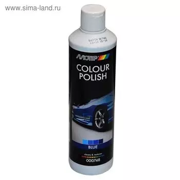 BLACK LINE Полироль MOTIP цветообогащённый, синий, 500 мл