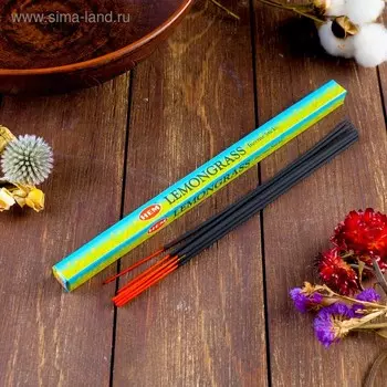 Благовония HEM "Lemongrass. Лимонник", 8 палочек в упаковке, четырёхгранник