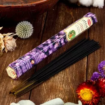 Благовония HEM "Precious Lavender. Драгоценная Лаванда", 20 палочек в упаковке, шестигранник