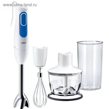 Блендер Braun MQ 3035 WH Sauce, погружной, 700 Вт, 2 скорости