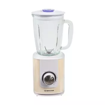 Блендер BRAYER 1205BR, стационарный, 1200 Вт, 1.75 л, 5 скоростей, бежевый