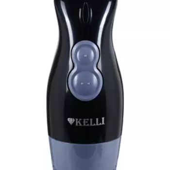 Блендер KELLI KL-5020, погружной, 800 Вт, 0.6 л, 2 скорости, чёрный