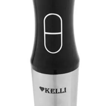 Блендер KELLI KL-5105, погружной, 1200 Вт, 2 скорости, стакан 0.5 л, чёрный
