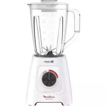 Блендер Moulinex LM42Q110, стационарный, 600 Вт,1.25 л, белый