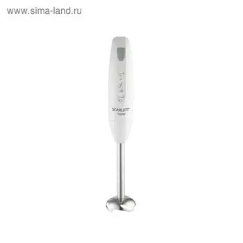 Блендер Scarlett SC-HB42S09, погружной, 700 Вт, 1 скорость, белый