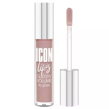 Блеск для губ Luxvisage Icon Lips, с эффектом объёма, тон 506 Caramel Beige, 3.4 г