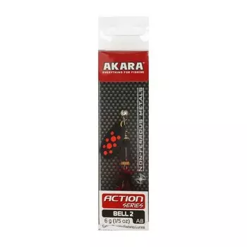 Блесна вращающаяся Akara Action Series Bell, 6 г, цвет A8