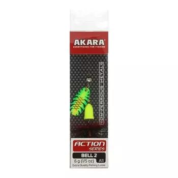 Блесна вращающаяся Akara Action Series Bell, 6 г, цвет A11