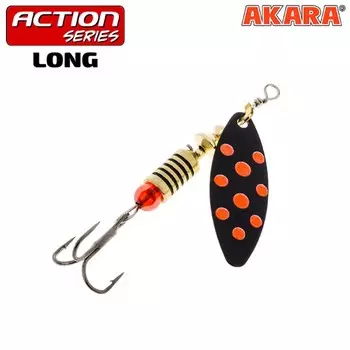 Блесна вращающаяся Akara Action Series Long 2, 8 г, цвет A