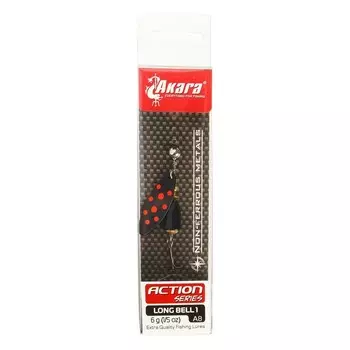 Блесна вращающаяся Akara Action Series Long Bell 1, 6 г, цвет A 8