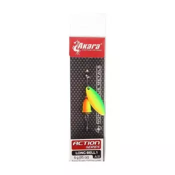 Блесна вращающаяся Akara Action Series Long Bell 1, 6 г, цвет A31