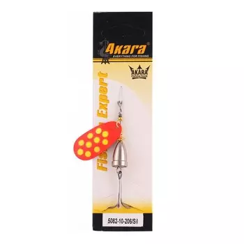 Блесна вращающаяся Akara C-5082, 10 г, цвет 206/Sil