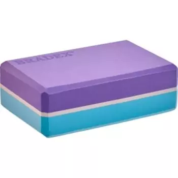 Блок для йоги Bradex SF 0732, 23 х 15 х 7,5 см, 130 гр., цвет фиолетовый