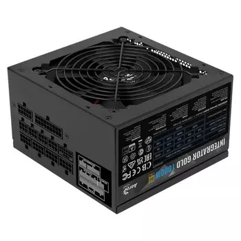 Блок питания Aerocool ATX 1000W Integrator Gold Gen.5 80+ gold (20+4pin) APFC 120mm fan LED 103394