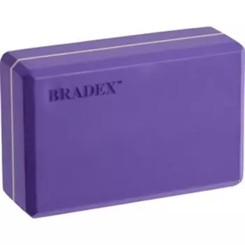 Блоки для йоги Bradex SF 0614, фиолетовый, 2 шт