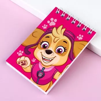 Блокнот А7 32 л, на гребне, PAW PATROL