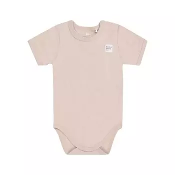 Боди детское с коротким рукавом Basic, рост 86 см, цвет бежевый