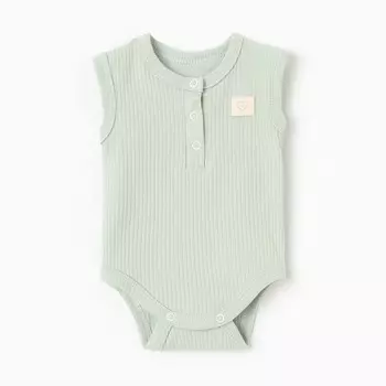 Боди Крошка Я BASIC LINE, рост 80-86 см, зелёное